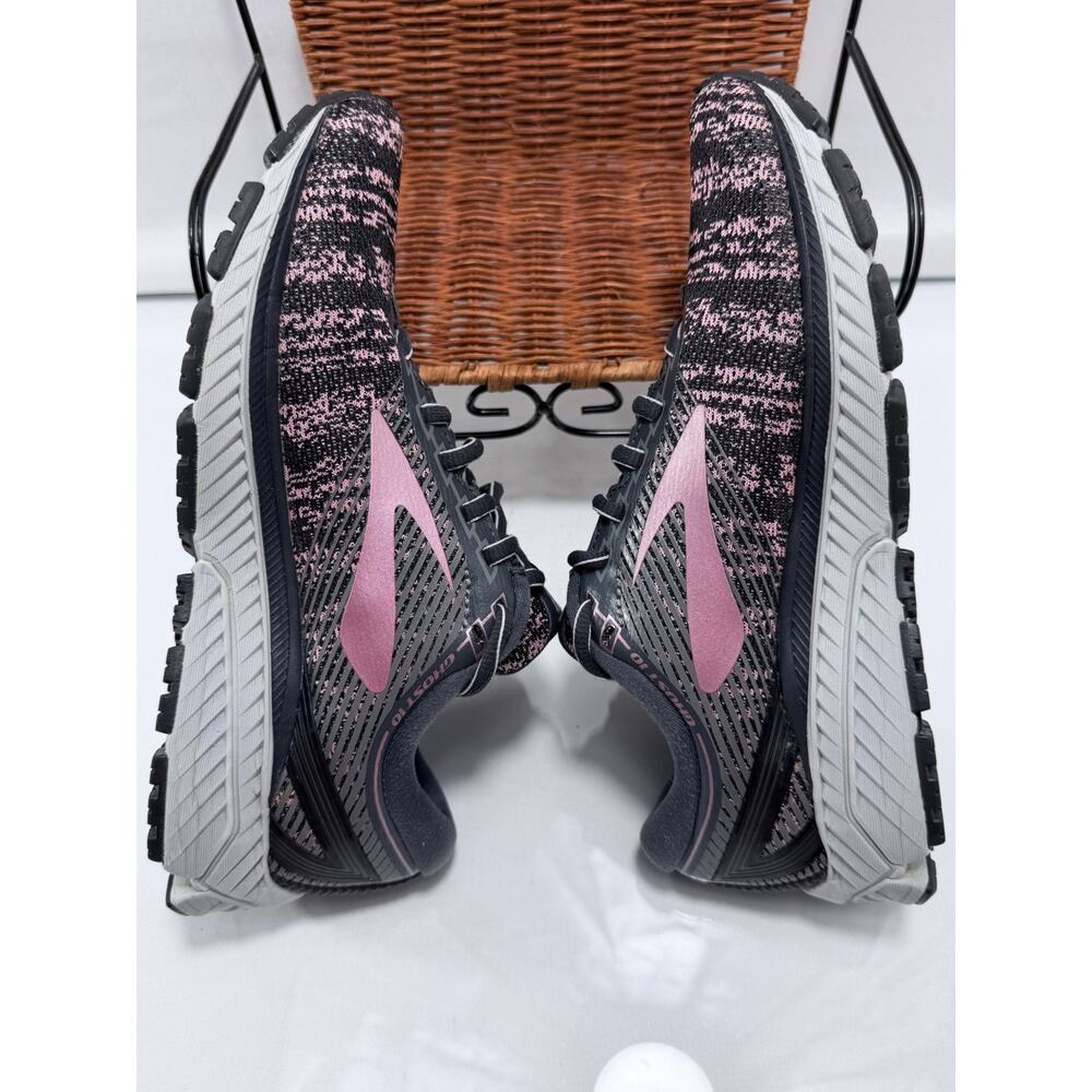 Brooks Ghost 10 Women’s Gray/Rose Gold Low Top Lace-Up Mesh Running Sneaker - Picture 5 of 7